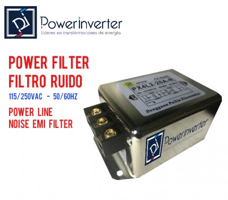 SUPRESOR DE RUIDO - FILTRO EMI 220VAC - 20A